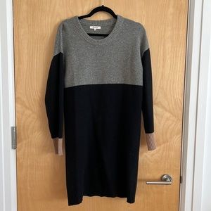 Madewell Colorblock Sweater Dress